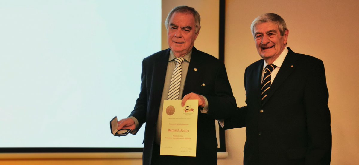 SerCastaldo's tweet photo. #ECTP European Championship for Thematic Philately, novembre 2019 a #Verona
Ringrazio la #FSFI Federazione fra le Società Filateliche Italiane per il diploma con medaglia assegnatomi: onorato di fare parte di questo gruppo di lavoro.
#stamp #sello #timbre #filatelia #italy https://t.co/H84lGojksE