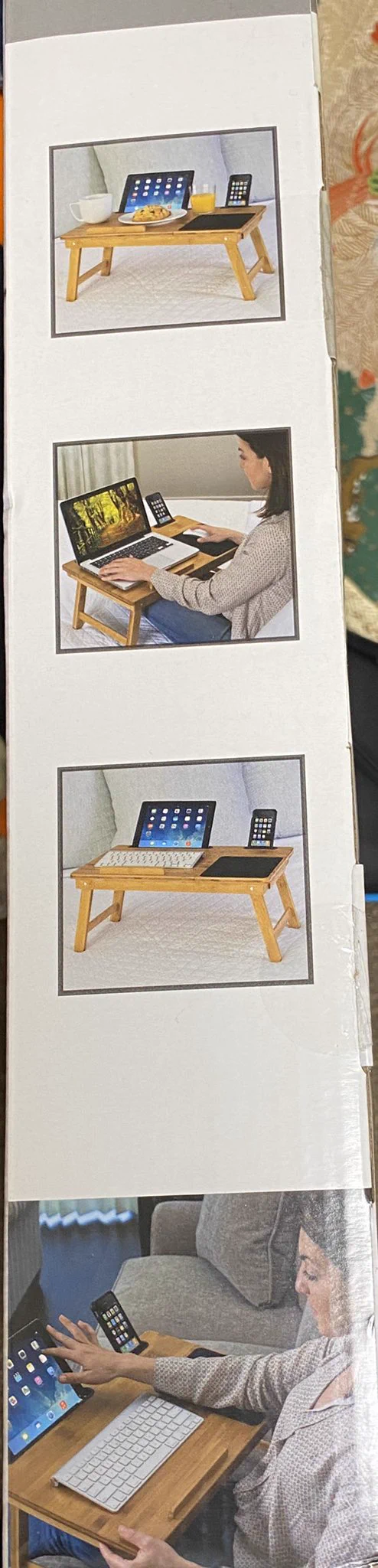 ベッドでiPad作業が簡単にできる！？コストコの机が便利すぎるwww