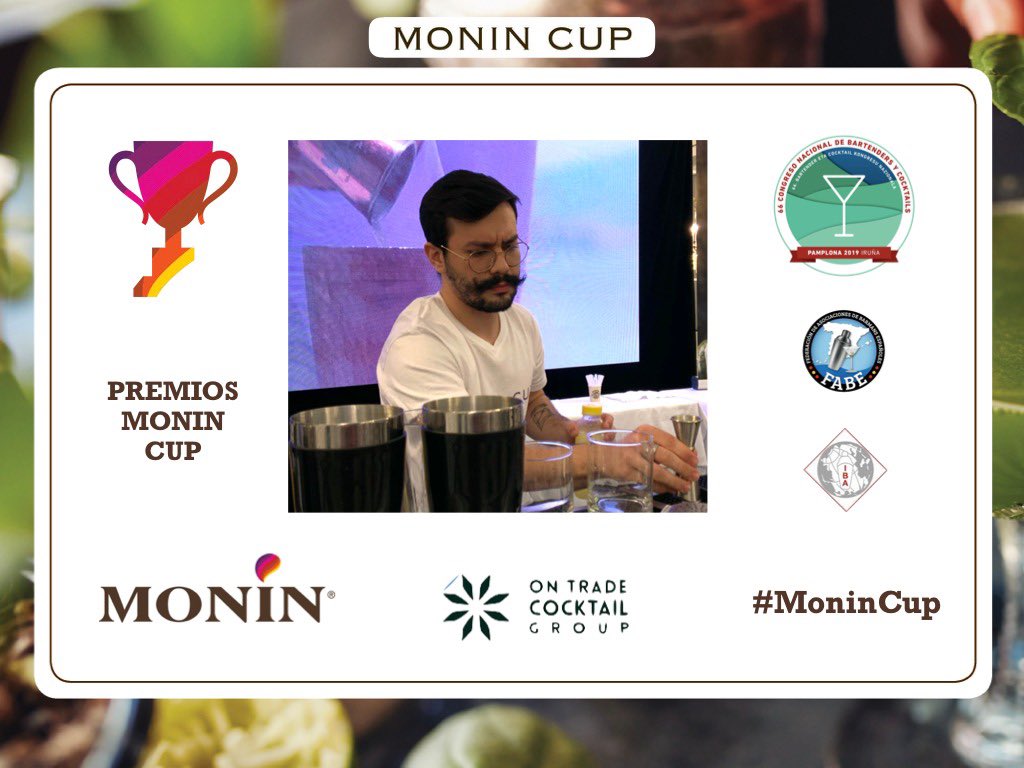 fabebartenders's tweet photo. 🏆 En la #MoninCupSpain, los 3 premiados en la categoría “Breaking the rules team” son:

🥇 Diego De Silva, AB Asturias  🥈 Miguel Martín, Club del Barman de Araón 
🥉 Carlos Caba, AB Málaga Costa del Sol

@MONINFlavours 
#Monin #MoninCup #FABE19 #BartendersPamplona19 https://t.co/fiifned8yR