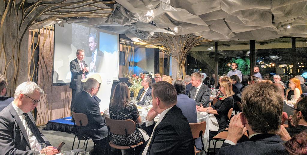 Tania le Moigne (@tanialemoigne) on Twitter photo "Europe has to play.together in order to remain competitive." Thank you <a href="/AspenInstCE/">Aspen Institute CE</a> for bringing <a href="/GOettingerEU/">Günther H. Oettinger</a> to Prague for #AspenGalaDinner2019. "Europe has to play.together in order to remain competitive." Thank you <a href="/AspenInstCE/">Aspen Institute CE</a> for bringing <a href="/GOettingerEU/">Günther H. Oettinger</a> to Prague for #AspenGalaDinner2019.
