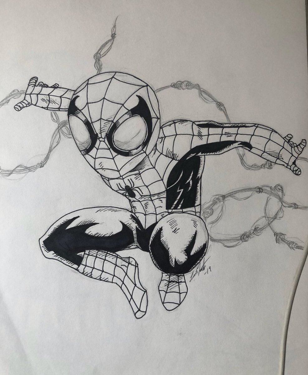 lwolfillustra's tweet photo. Chibi Spider-Man .
.
.
.
.
#peterparker #comic #instagood #spidey #spectacularspiderman #draw #drawing #tomholland #marvel  #gwenstacy #webhead #artist #chibi #wallcrawler #illustration #spiderverse #tasm #marvelcomics #art #theamazingspiderman #comics #avengers #spiderman https://t.co/SZy3s4971h