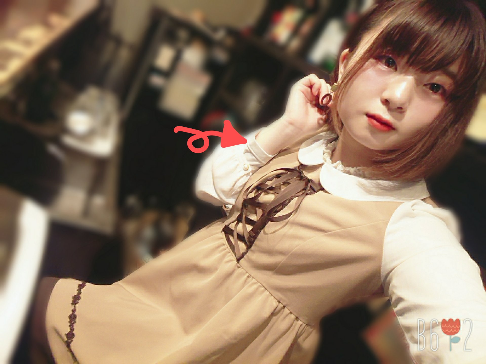 高田ぽる子 生地薄いから着納めかなって着た かわいいお洋服 裏起毛のババシャツが こんにちはしてた T Co Nvl6d1x7lo Twitter