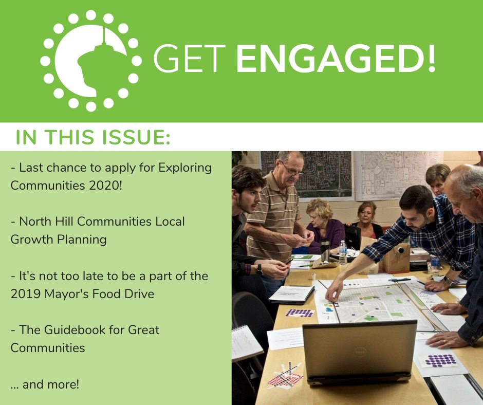 fedyyc's tweet image. Check out our November 27 issue of #GetEngaged for info on Exploring Communities #CommunityCollabs, @CalgaryFoodBank Mayor's Food Drive, the Guidebook for Great Communities, &amp;amp; more! calgarycommunities.com/newsletter-arc… #yycca