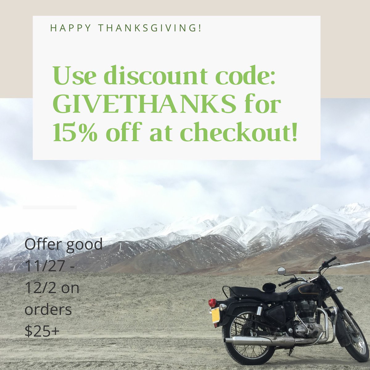 ricksmotor's tweet photo. Black Friday Discount Code! https://t.co/YsfvK2pQ8T