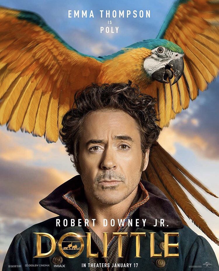 DOLITTLE Character Posters Introduce Robert Downey Jr.'s Good Doctor