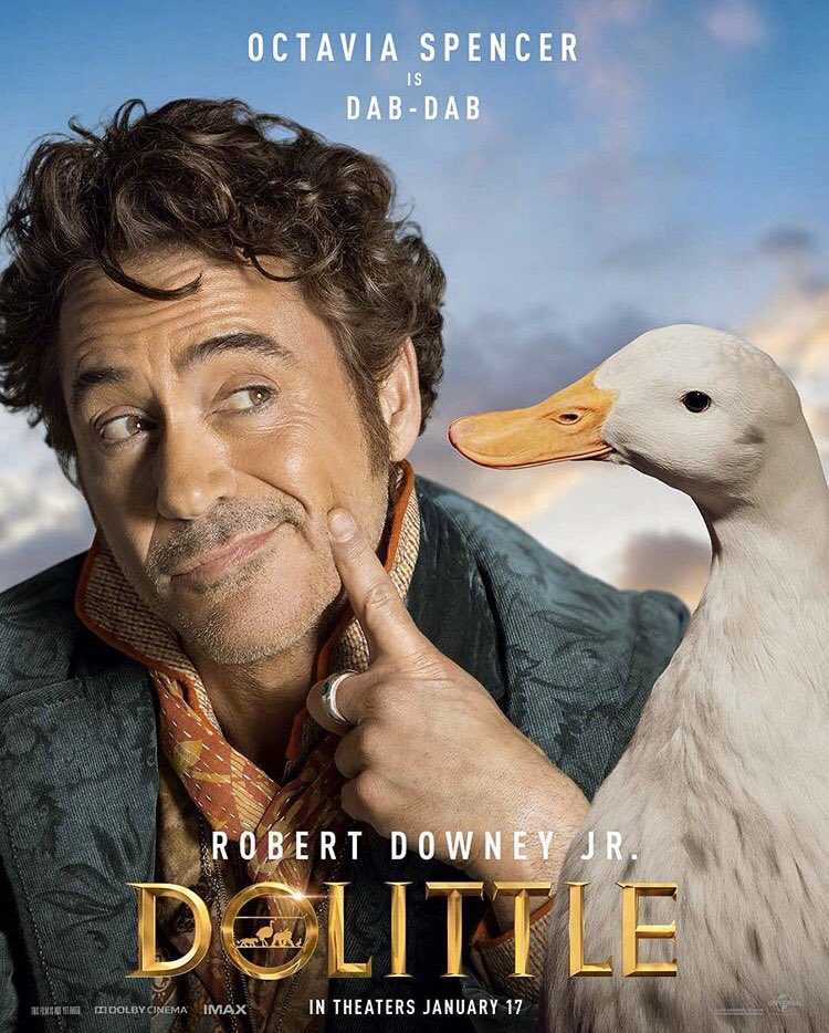 DOLITTLE Character Posters Introduce Robert Downey Jr.'s Good Doctor