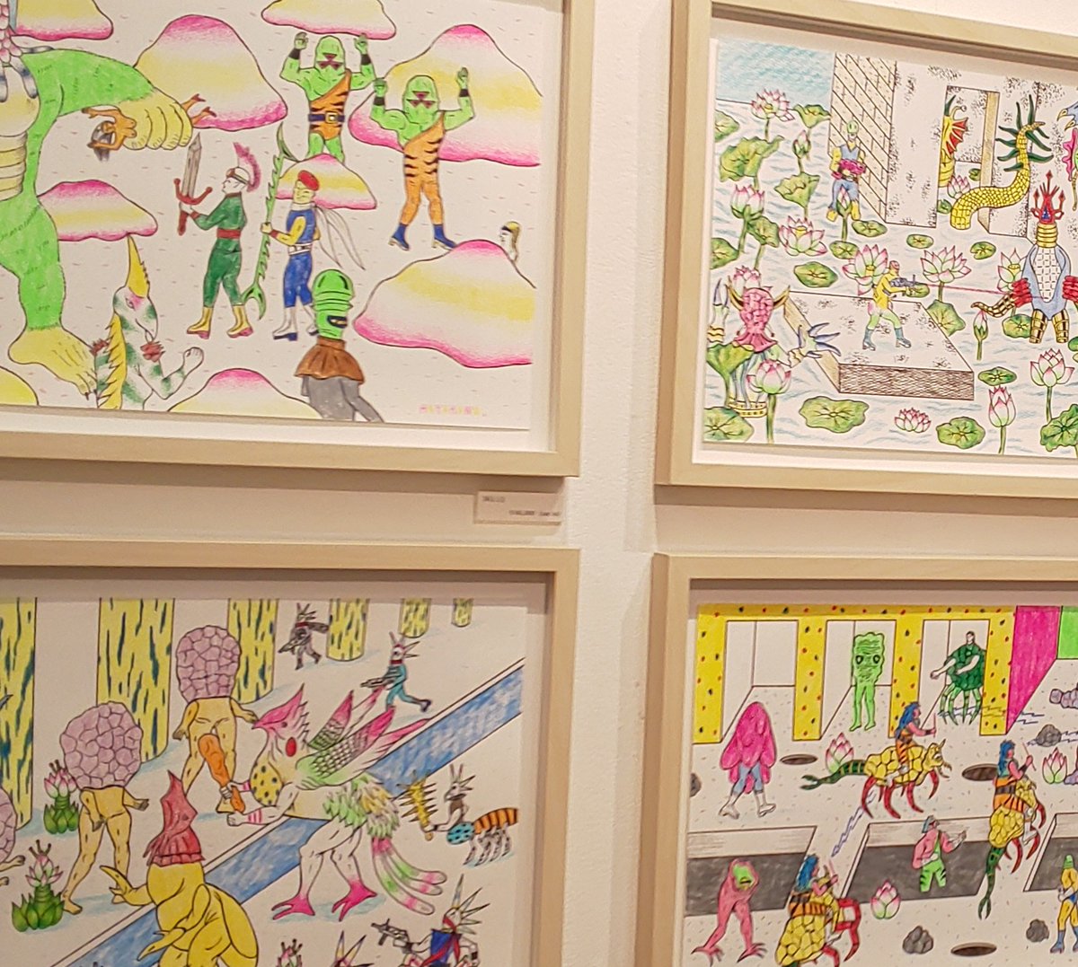 せっかく東京に行ったので、タンバリンギャラリーで開催中の、逆柱いみりさんと早川モトヒロさんの「異獣街道」見てきました(^^)/まさに異獣!12/8まで!
#逆柱いみり #早川モトヒロ
#異獣街道 