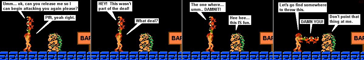dragonmotherk's tweet photo. Planet Zebeth 0066 - The Hunt continues... again

Lol, "don't point that thing at me" 😂

#zebeth #samus #kraid #geruta #metroid #planetzebeth #metroidwithatwist https://t.co/TJzTzR8Zjl