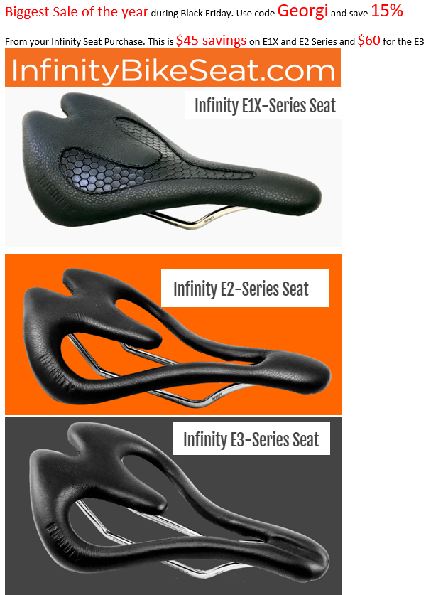 infinity e2 saddle