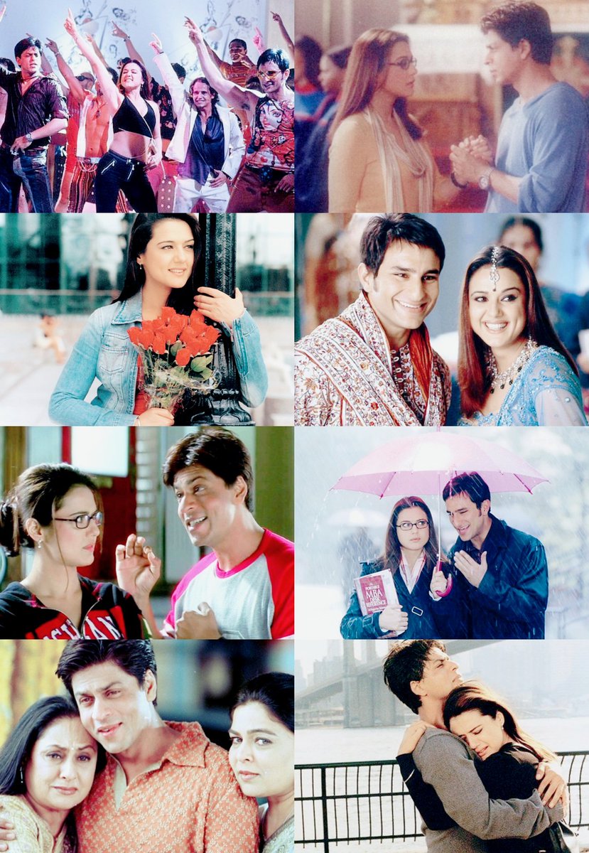 KHNH is by far one of the best hindi movies ever made, in my opinion. A perfect mix of romance/comedy and drama with a compelling story, masterful performances from the whole cast, catchy music, and impeccable direction by  @nikkhiladvani. @iamsrk  @realpreityzinta #16YearsOfKHNH