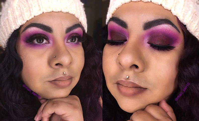 collabsAD's tweet photo. @san10mari and @tricialorrene's Free For All Berry Beautiful looks! #collabsafterdark #makeupcollab #makeup #eyeshadow #makeuplovers #makeupaddicts #makeupobsessed #berrybeautiful https://t.co/T9z6D5Vo2F