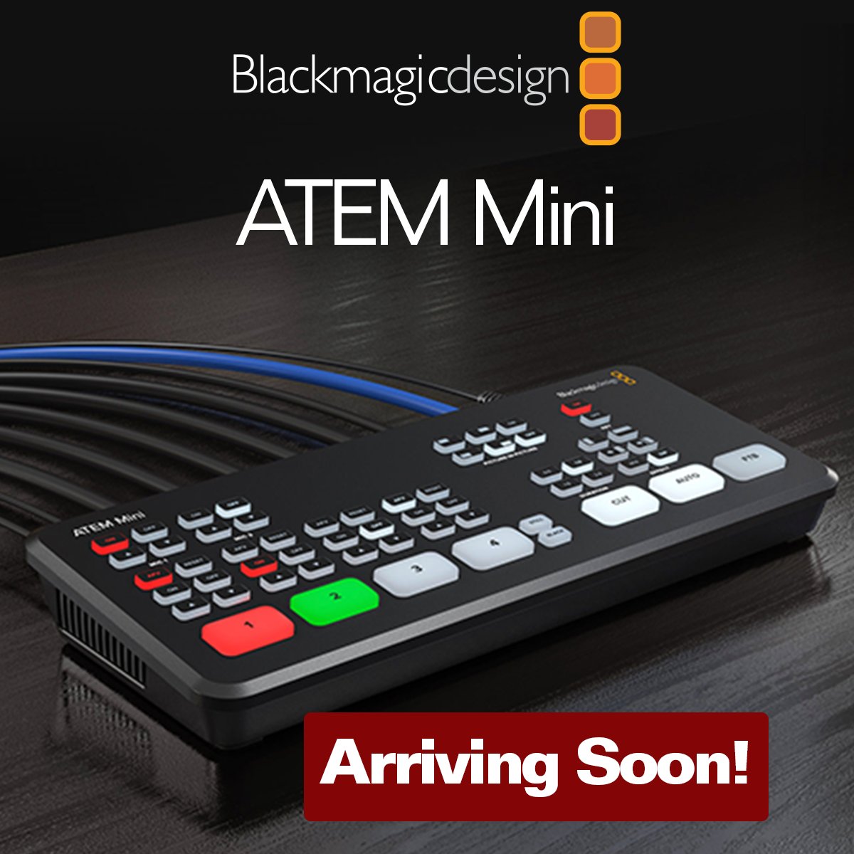 dvestore's tweet photo. Blackmagic Design ATEM Minis will be arriving soon to the DVE Store! 🚚 📦Limited quantity available for reservation. Head over to the DVE STORE and Reserve  yours! https://t.co/IKYNiTql4B 👈

#blackmagicdesign #atemmini #atem #atemswitcher #blackmagicatem #blackmagicatemswicther https://t.co/sD84FnEd6A