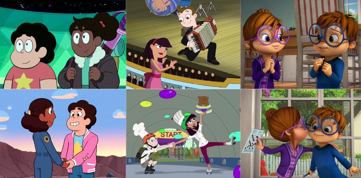 JayMarLee1006's tweet photo. Pairings involving brunettes that I adore so very much. Love all three of them!
#StevenUniverse #StevenUniverseTheMovie #MiloMurphysLaw #AlvinandTheChipmunks #AlvinnnandTheChipmunks #Connverse #Milanda #Amandilo #Simonette https://t.co/0S6qU9OTj5