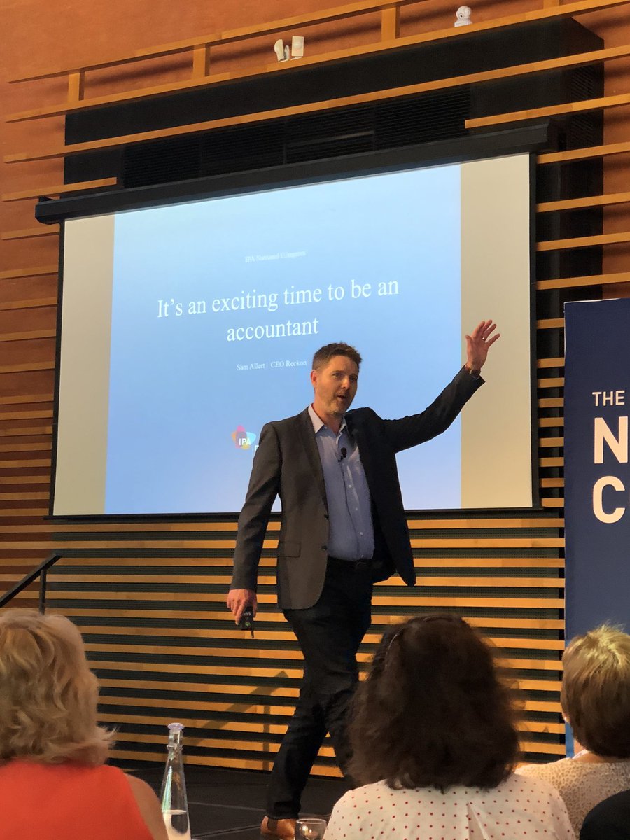 Hands up for Sam #IPANC19 #reckon #IPABooks <a href="/ipaaccountants/">IPA</a> <a href="/ReckonHQ/">Reckon HQ</a>