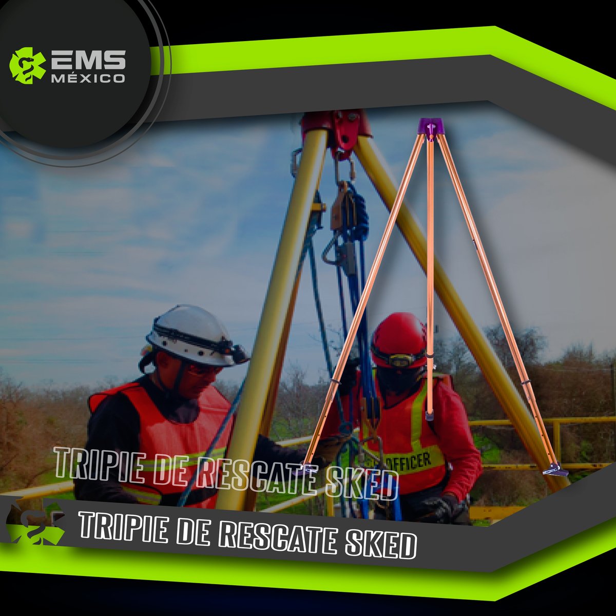 EMSMexico's tweet image. #EMSTip #TripieDeRescateSked 
Se extiende hasta 3 metros de altura. Cuenta con tres puntos de anclaje.
Disponible en @EMSMexico 
#SoyEMS
#EMSMexico #EquipandoALosProfesionales

Contáctanos:
81 8340 3850 | ventas@EMSMex.com | EMSMex.com

#SoloEMS #EMSMex