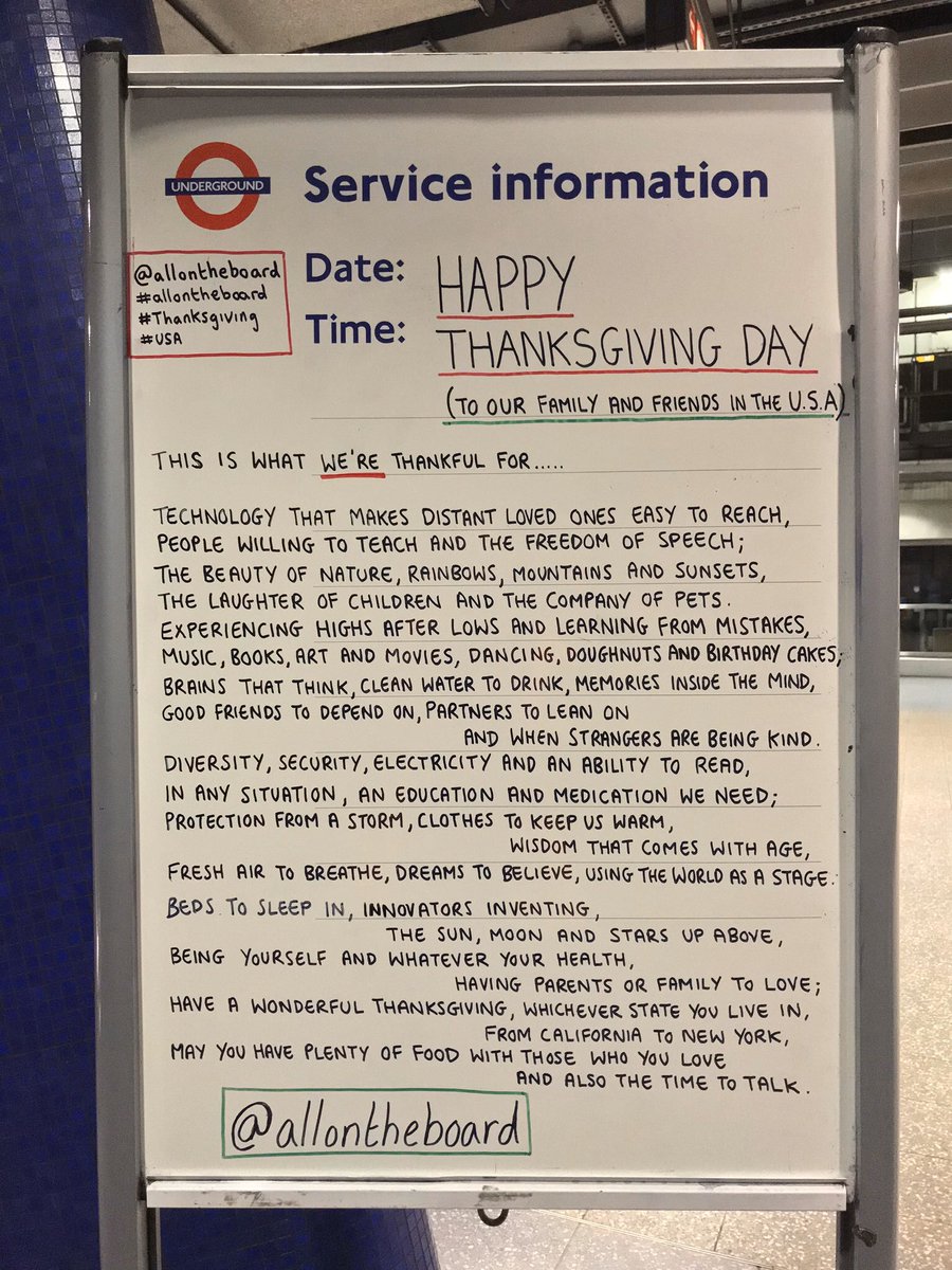 All on the board (@allontheboard) on Twitter photo 2019-11-28 00:11:29 On Thursday 28th November it’s Thanksgiving Day and we would like to wish our friends, family and followers in the USA a Happy Thanksgiving Day. @allontheboard #Thanksgiving #ThanksgivingEve #HappyThanksgivingDay #USA #ThanksgivingDay #OnThisDay #allontheboard On Thursday 28th November it’s Thanksgiving Day and we would like to wish our friends, family and followers in the USA a Happy Thanksgiving Day. @allontheboard #Thanksgiving #ThanksgivingEve #HappyThanksgivingDay #USA #ThanksgivingDay #OnThisDay #allontheboard
