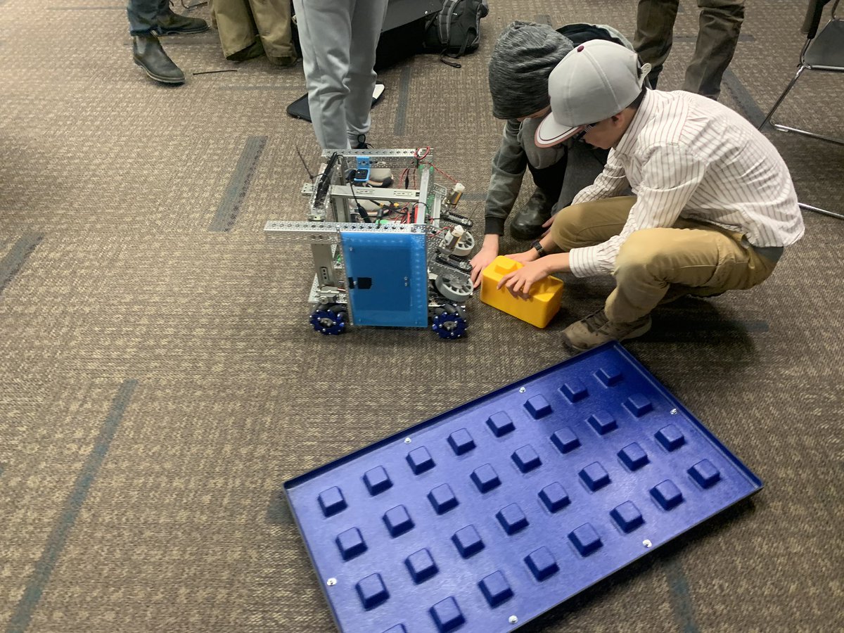DataWolves's tweet photo. Our first #skystone league meet is in 10 days! Excited, but lots to do! #omgrobots #ftc #13000DataWolves #yycrobotics https://t.co/ozIXuA6qoy