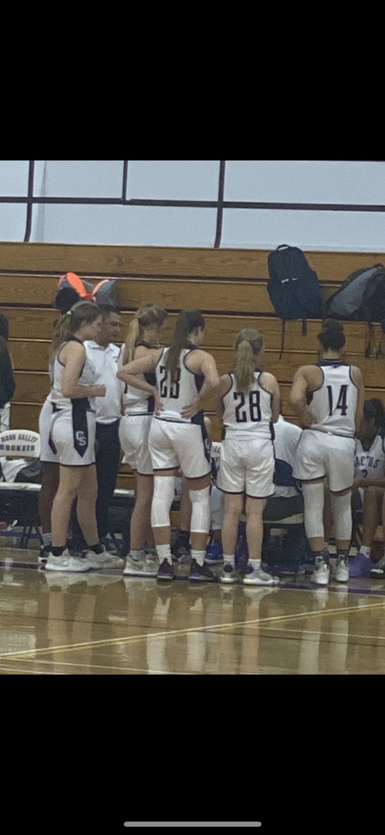 Way to Work Ladies!! CSHS vs North  Top Scorers  Ella Schott with 14 (what a game). Hailey Garalczyk and Sierra LaBuwi with 7 each.  Let’s finish this up on Friday🏀🏀