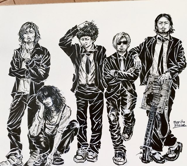 #イノウエノリコの絵
#皆さん線画と塗った後を見せてください
#イラスト #絵 #アナログ絵
#絵師 #art #一日一絵
#私が描いた世界 #絵描き人
#イラスト好きと繋がりたい
#私の絵柄が好みって人にフォローされたい