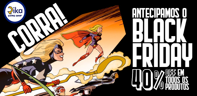 rika_comic_shop's tweet photo. Já começou o Black Friday da Rika desse ano! Rolando 40% de desconto no site todo, galera! https://t.co/3fsAxROttB https://t.co/8fZAdwWphR