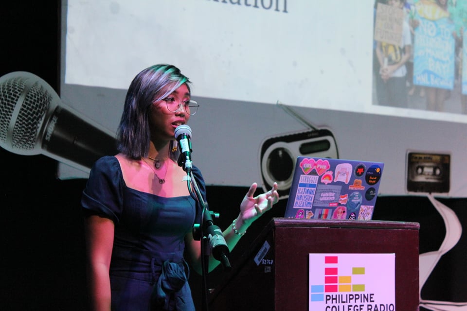 dzup1602's tweet photo. Mitzi Tan (YACAP) in the #PCRC2019 Media and the Environment lecture: “Tayong mga kabataan ang makakaranas ng climate change in the long run...We need to learn and transform what we learn into action. We can’t just stay in social media.”
Today #PCRC2019 https://t.co/tsiukVZ0LA