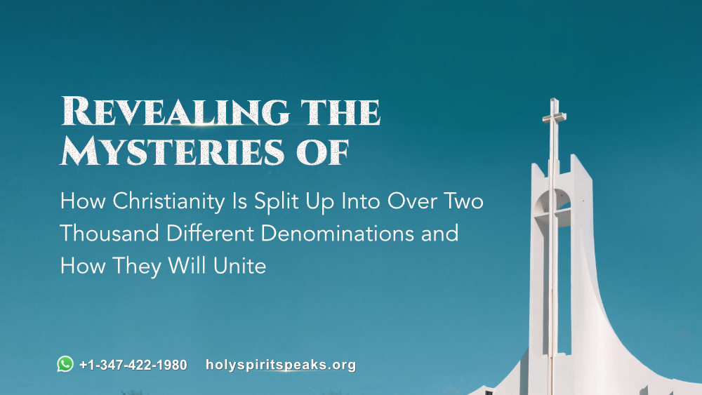 churchAlmighty's tweet photo. Gospel Topic:
Revealing the Mysteries of How Christianity Is Split Up Into Over Two Thousand Different Denominations and How They Will Unite
#Christ #Jesus #mystery #AlmightyGod #EndTimes #truth #BibleVerses #HolySpirit
🔗https://t.co/E0E7yoRbVN https://t.co/Wbq8unYQuU