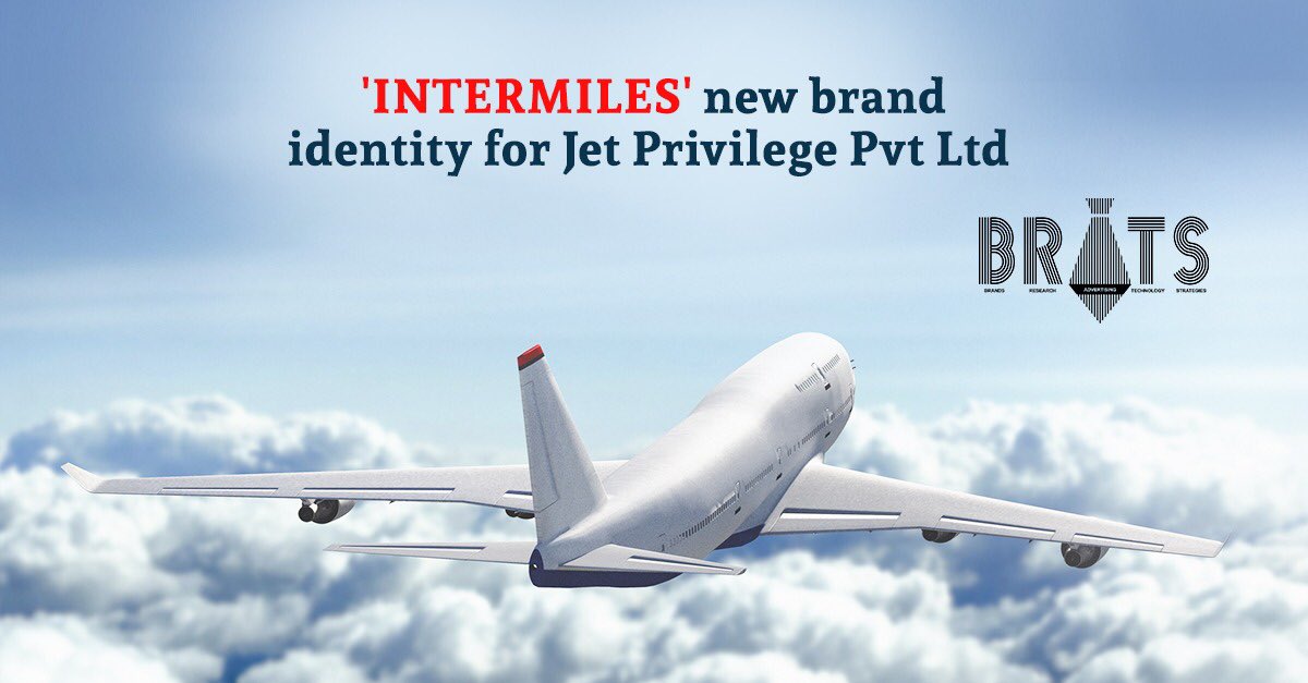 BRATSEDU's tweet photo. 'InterMiles' new brand identity for Jet Privilege Pvt Ltd

Source: https://t.co/4wT0psSNQ8

#jetprivilege #intermiles #brand #digitalmarketing #digitalmedia #businessadvertising #businessadvisor #mentorship #mentors #ceo #cmo #corporates #institutes #universities #industry #BRATS https://t.co/Mboxf9orJb