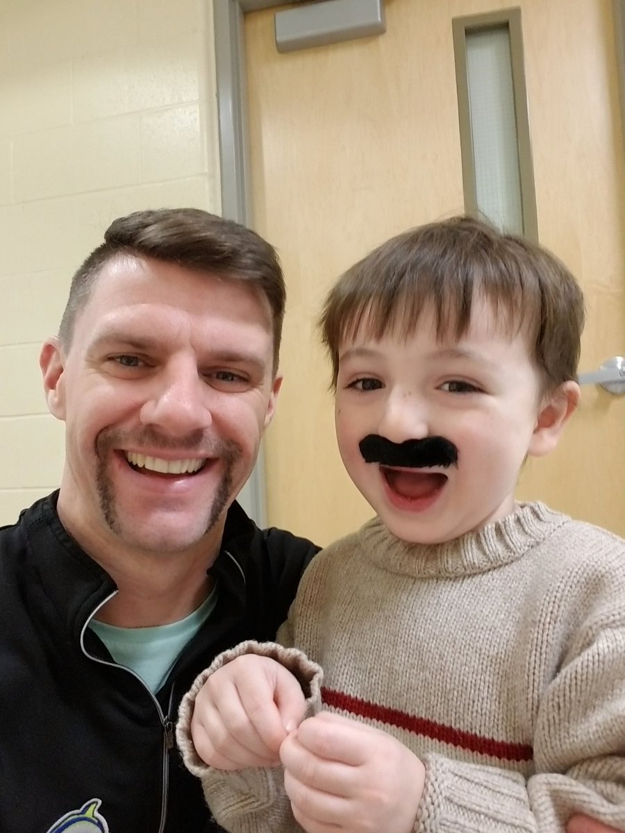 PcbLeadership's tweet photo. We had a great time celebrating Moustache Day at @PC_dolphins today! $165 raised for a great cause!! @MovemberCA. Don't we look great with a moustache??? https://t.co/v2YZb4AcSe