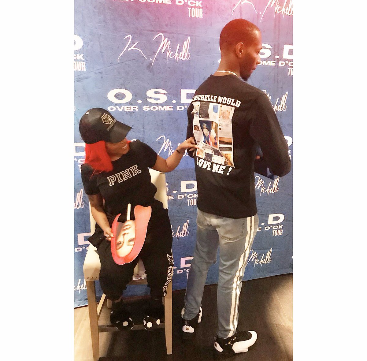 therealjamez21's tweet photo. My ♥️ & 🌎 #Kimberly 🌻 @kmichelle 🖤 #MaleVersionOfKMichelle #OSDTour https://t.co/Inktw7XYac