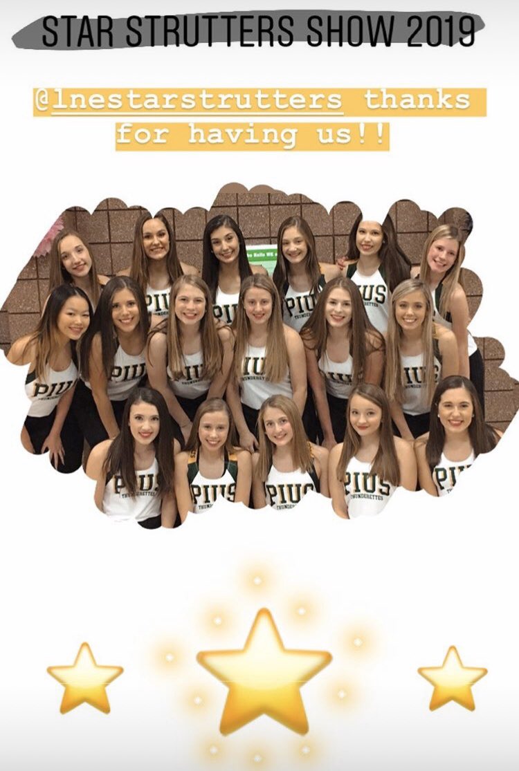 PXThunderettes's tweet photo. The #Rettes had a great time at the Star Strutters Show to kick off the holiday break. Happy Thanksgiving to all friends, families and Bolts! https://t.co/T4sjRrcdeX