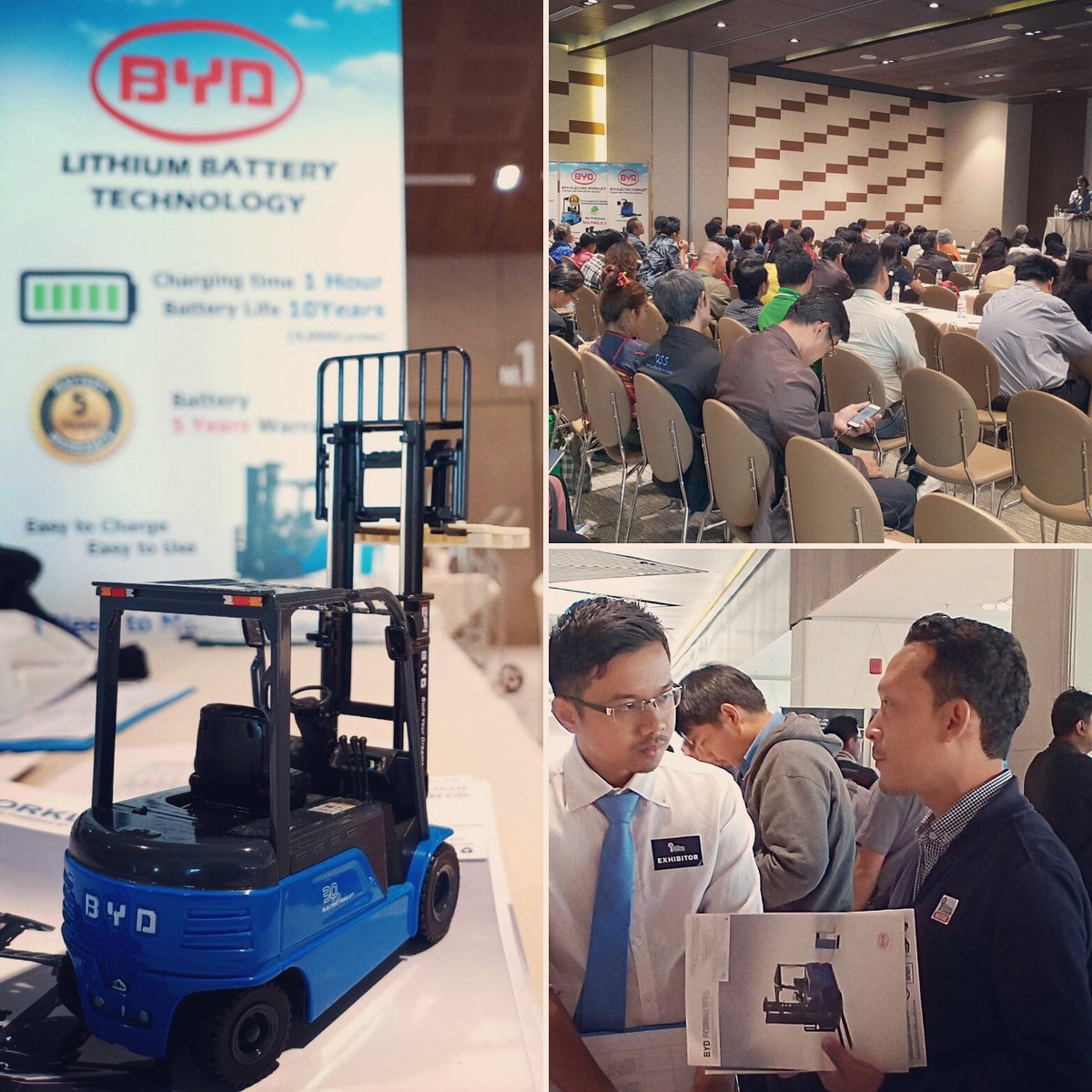 Food Tech Forum 2019 @ศูนย์ประชุมและแสดงสินค้านานาชาติ ขอนแก่น (KICE) #byd #BYDForkliftThailand #BYDAISA #lithiumbattery #Forklift #โฟล์คลิฟท์ไฟฟ้า #แบตลิเทียม #thailand🇹🇭
