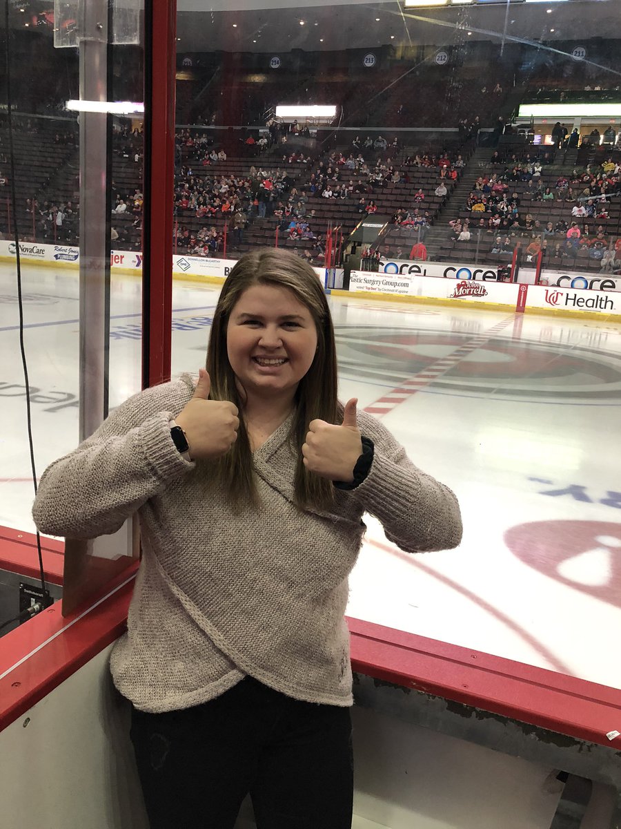 supporting the <a href="/CincyCyclones/">Cincinnati Cyclones</a> and checking something off the puck-et list 🤪 thanks to everyone who bought a ticket from us!!!