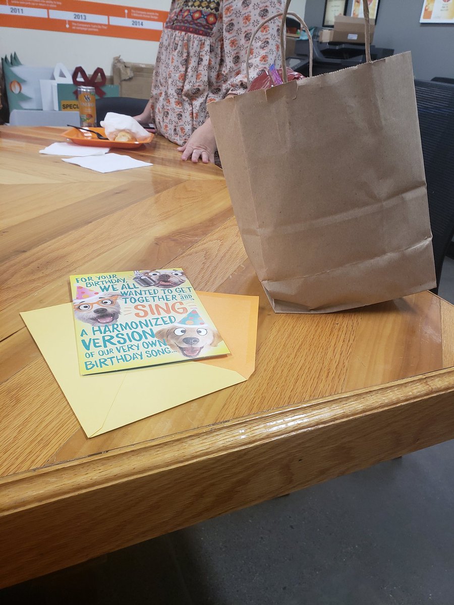 What better way to spend a birthday than with these guys preparing for black Friday! Thanks for all you do! #teamjasper