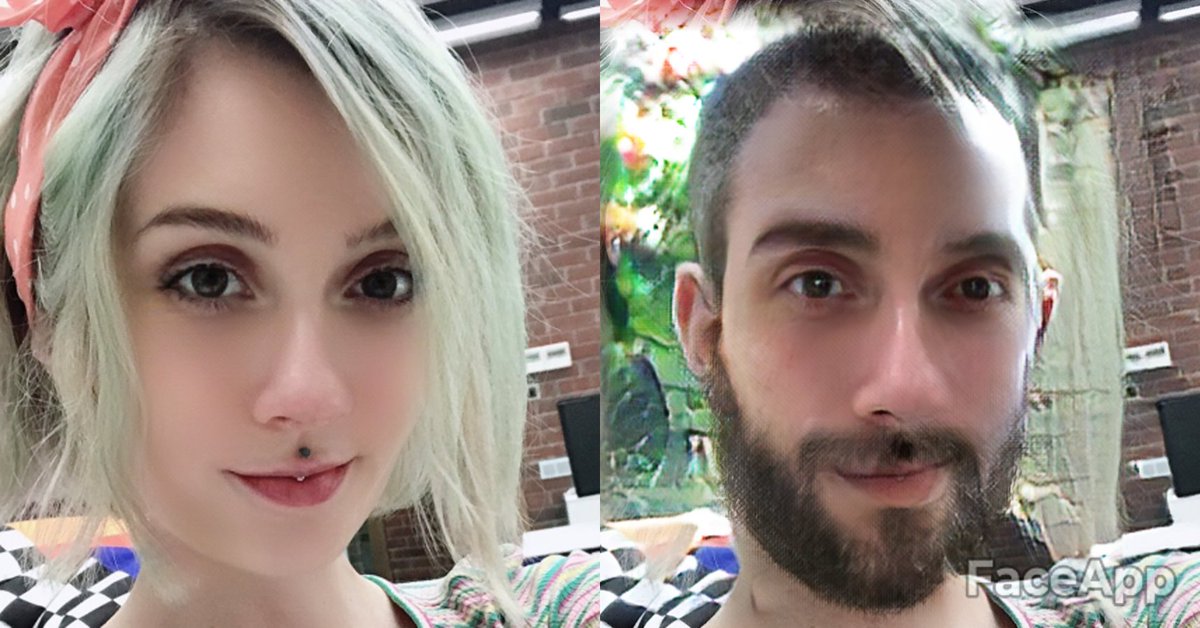 AndrewUnfortun's tweet photo. Ну как бы вот. 
@comatsucoraline #FaceApp https://t.co/ghngXxvlui