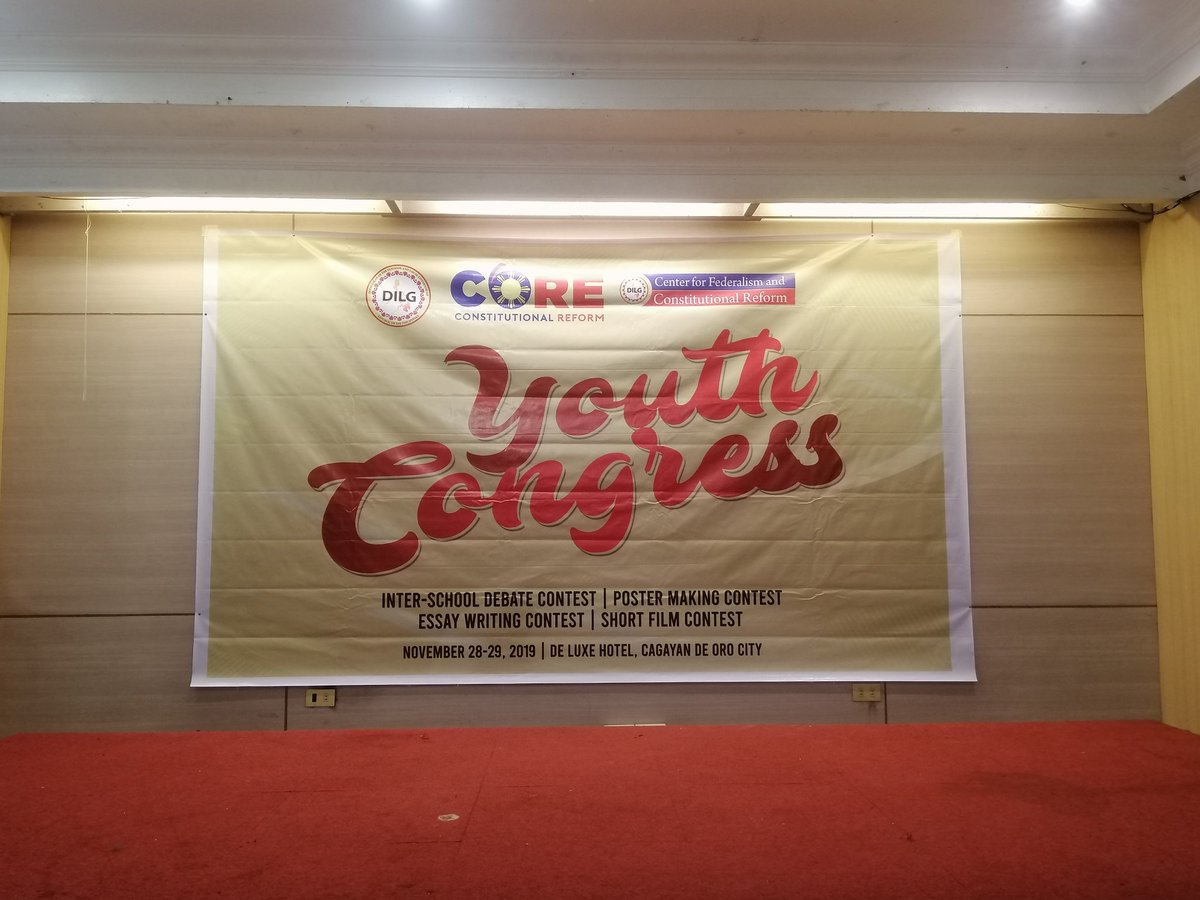 pipao_mov's tweet photo. DILG Youth Congress #ConsitutionalReform #interschoolcompetition https://t.co/76sbSwcR4l