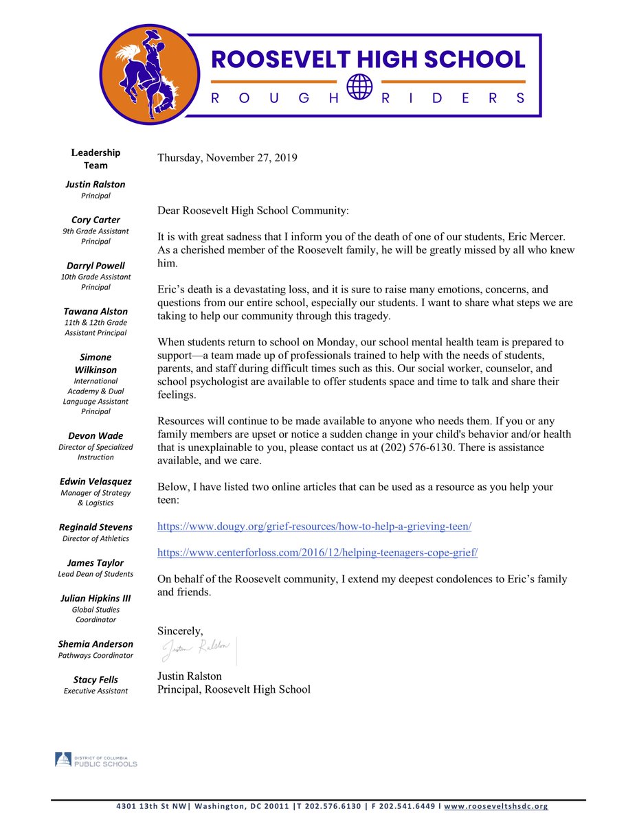 Roosevelt HS DC tweet media