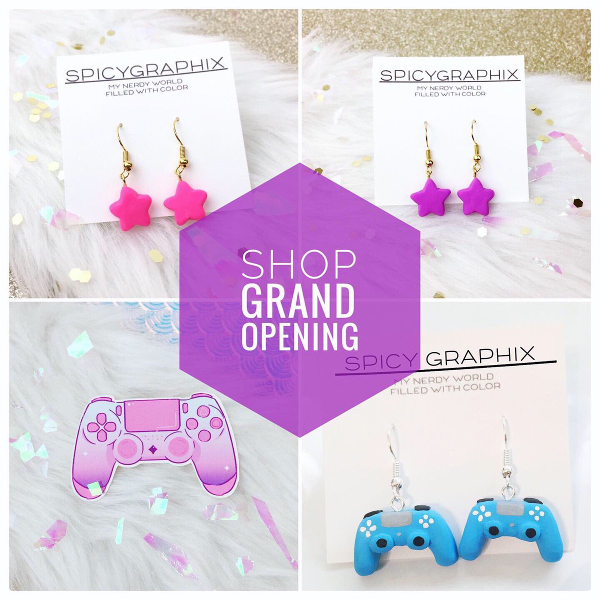 SpicyGamerChic's tweet photo. So now that we’ve been confirmed an evac zone and are def staying with family. 😅 I can finally share what I was going to post last night. I’ve opened my Etsy shop and will be having a Black Friday sale lasting all weekend into Cyber Monday! Link in thread! https://t.co/1fMwfpNhbq