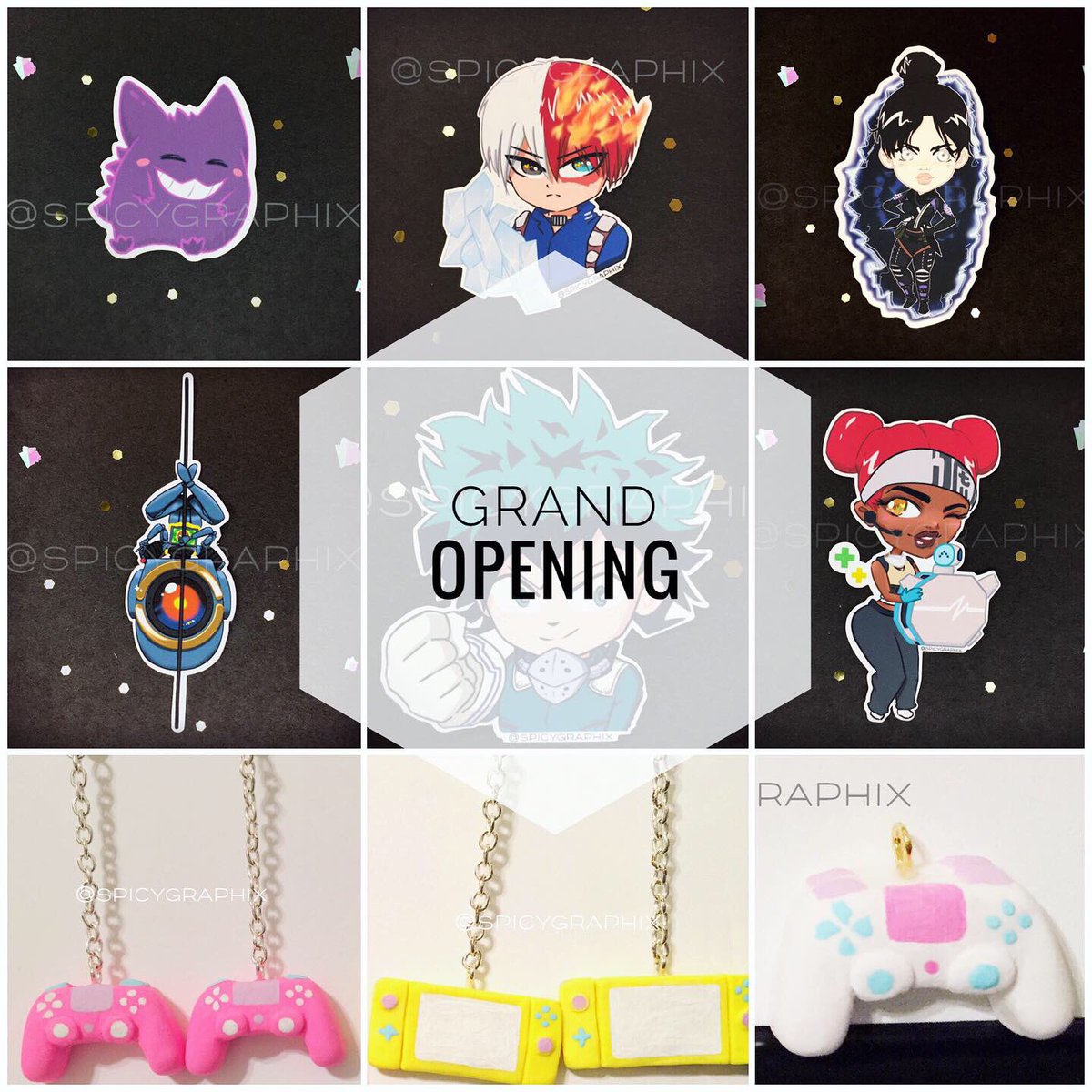 SpicyGamerChic's tweet photo. So now that we’ve been confirmed an evac zone and are def staying with family. 😅 I can finally share what I was going to post last night. I’ve opened my Etsy shop and will be having a Black Friday sale lasting all weekend into Cyber Monday! Link in thread! https://t.co/1fMwfpNhbq