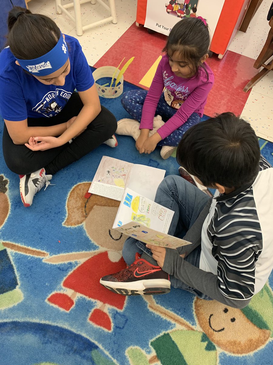 CardosoTeaches's tweet photo. Today we shared our published picture books with our K buddies! We wrote these with our audience in mind and they did such a great job! #edisonk12 @SherrieLubonski #mlkedison https://t.co/EOImAjykVX