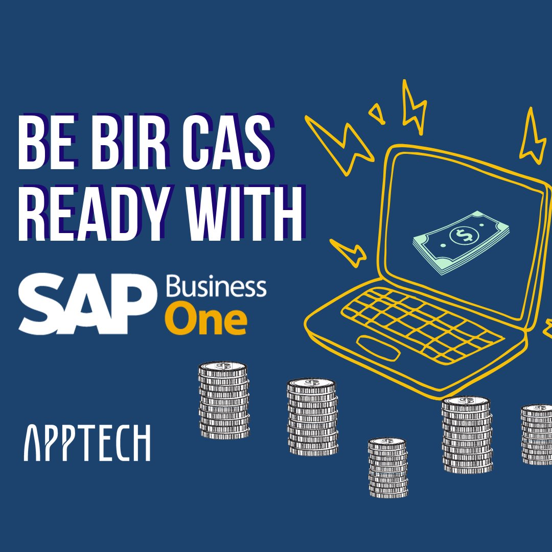 apptechexperts's tweet image. Start your 2020 right and be a BIR CAS compliant with APPTech and SAP Business One! - mailchi.mp/2148c3038f8e/s…
