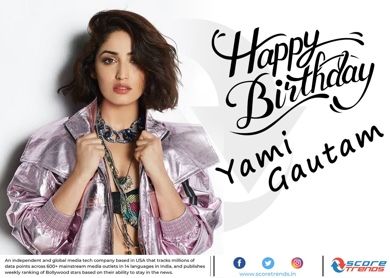 Score Trends wishes Yami Gautam a Happy Birthday!! 