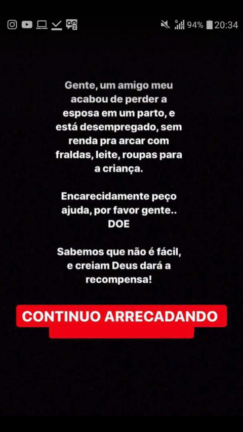 claralhonaclara's tweet photo. Galera me ajudem pf é URGENTE
então, recebi a notícia que um ex-funcionário do colégio que eu estudo perdeu a sua esposa no parto de sua filhinha recentemente, e como já falei ele está desempregado, viuvo e ainda tem outro filho. Ai eu e meus amigos fizemos uma vaquinha virtual+ https://t.co/WejR0TNrgy