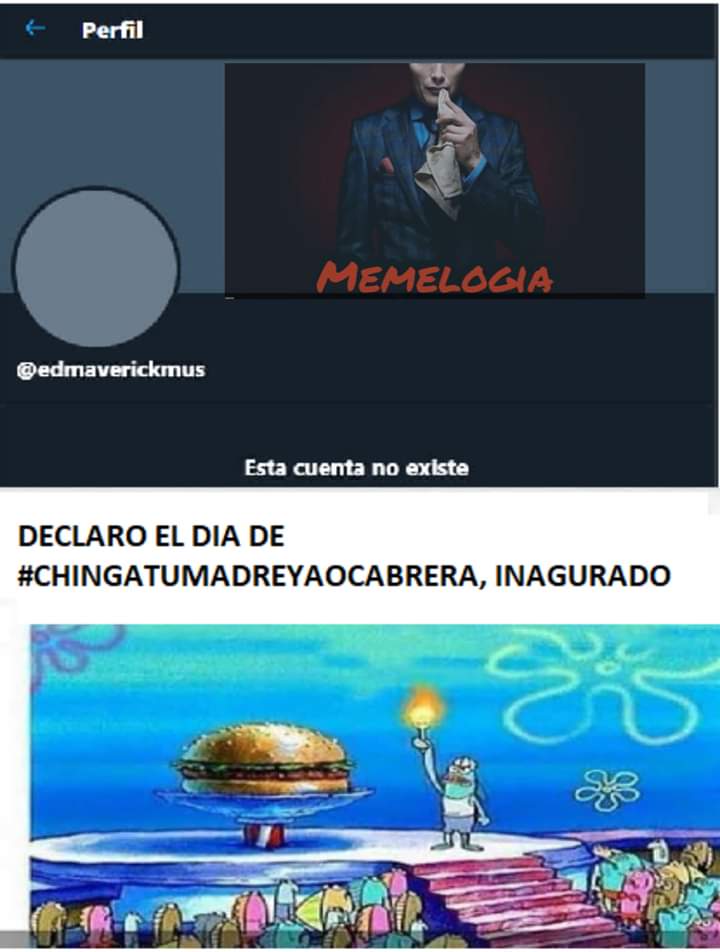 yahanoho's tweet photo. Sigues @yaoecabrera #CHINGATUMADREYAOCABRERA https://t.co/VY1V9257Ms