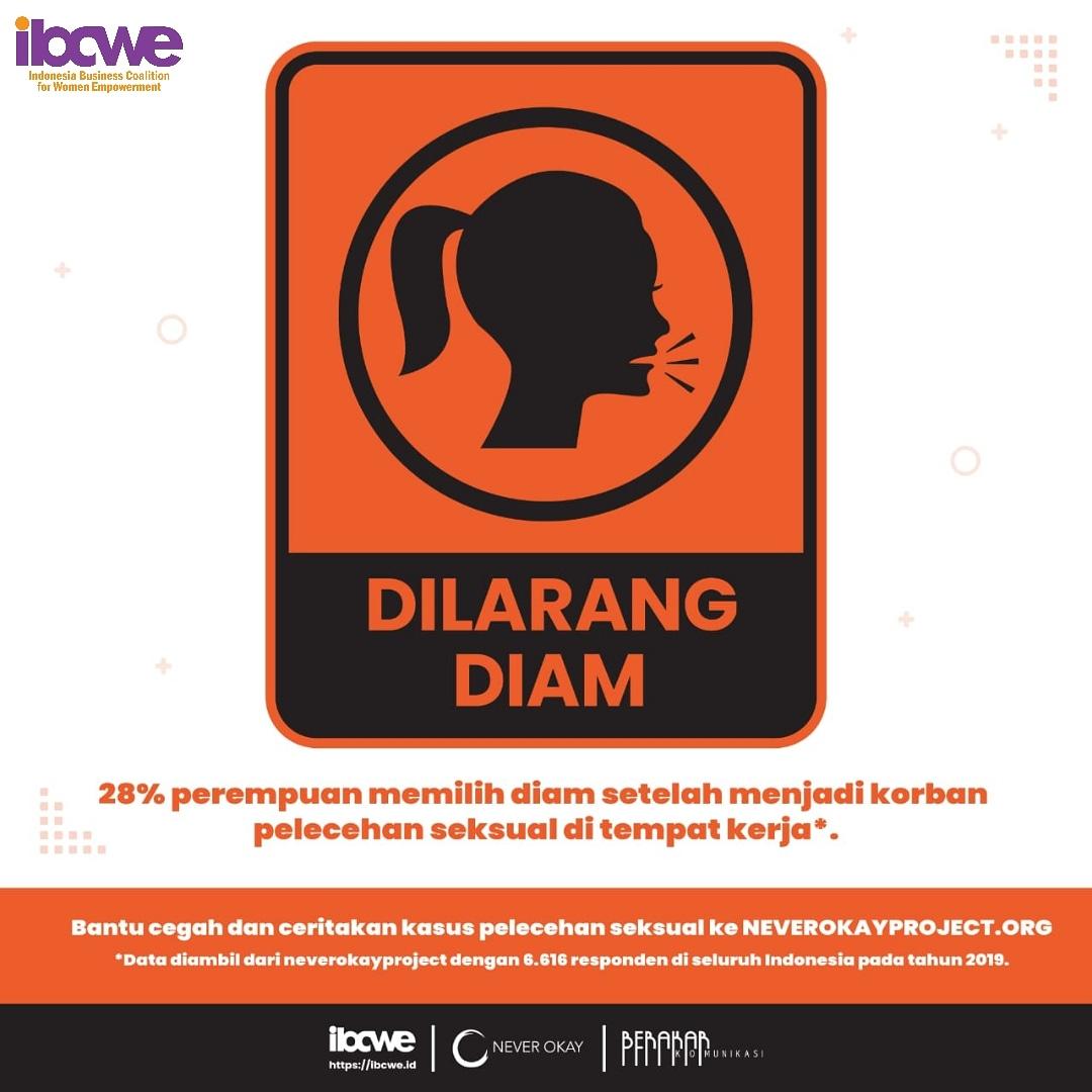 DILARANG DIAM:
Jgn takut bercrita saat merasa tak nyaman atas perlakuan berbau seksual sekecil apapun.Kadang kita tak sadar bahwa kita sedang menjadi korban pelecehan seksual. Pernahkah kalian mengalaminya? 
#16rambuperempuan #16daysofactivism #orangetheworl
#IBCWE