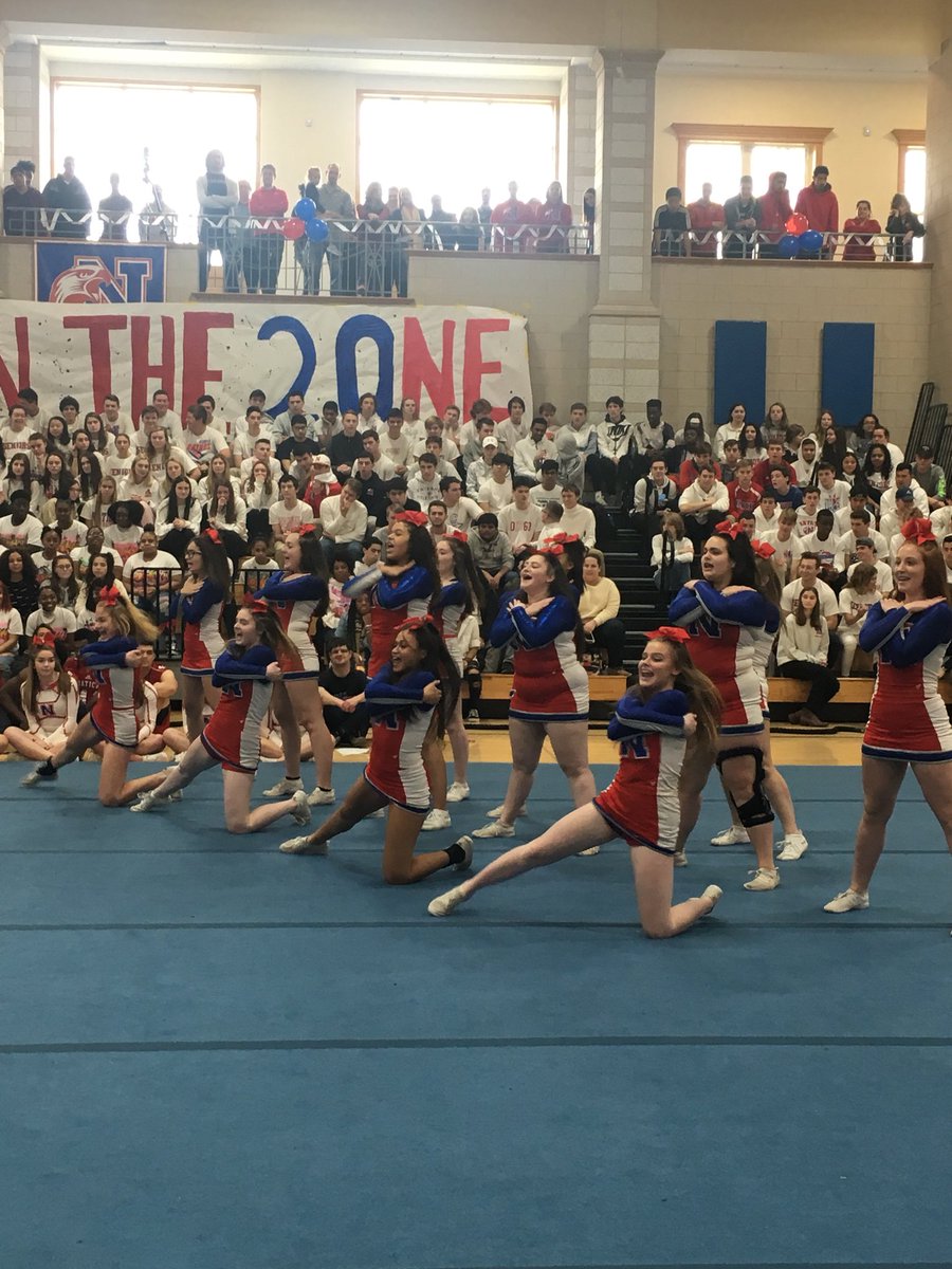 NatickAthletics's tweet photo. Thanks to Cheer for their fantastic performances and for decorating The RedHawks Center today’s for Pep Rally! https://t.co/3rsbgey4dB