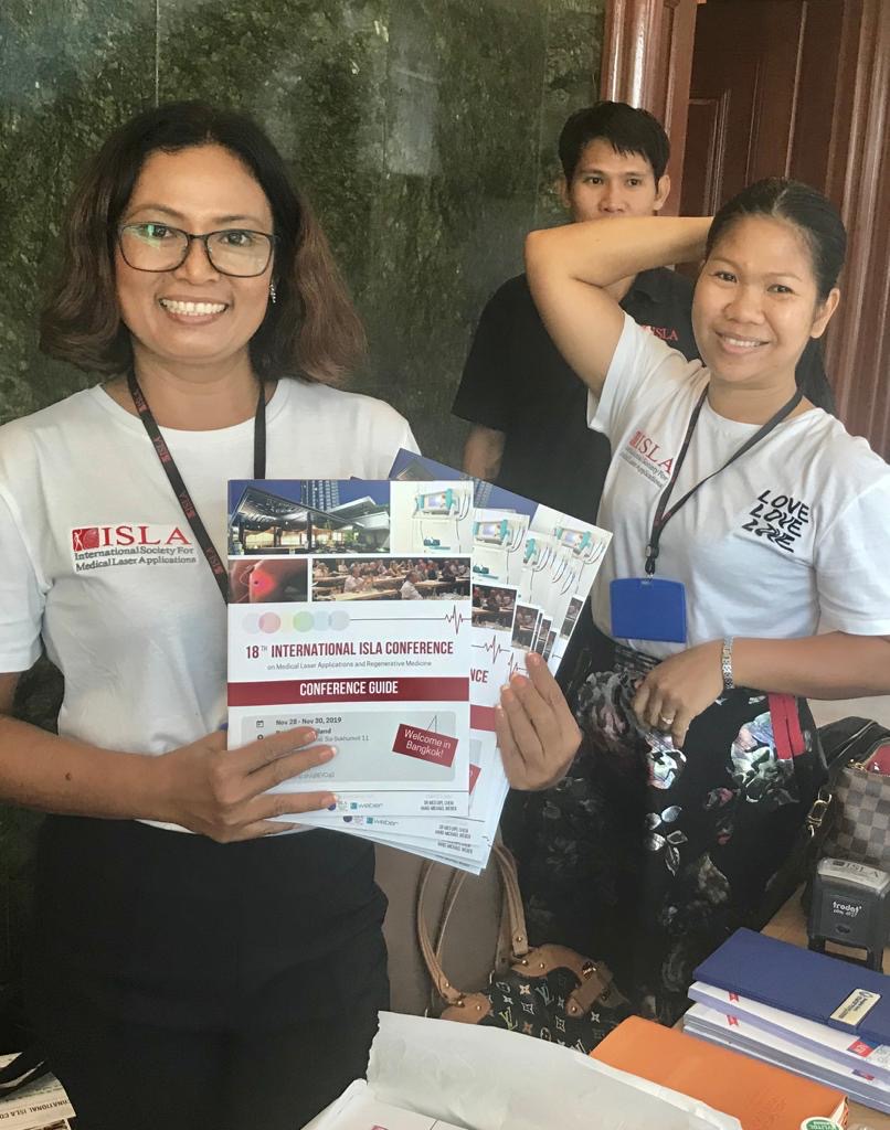 us_isla's tweet image. Warm welcome from 18th International ISLA Conference in Bangkok, Thailand.  The pre-conference Introductory Course has just kicked off.  Main Conference starts tomorrow. isla-laser.org/en/isla-congre…
#LowlevellaserTherapy, #pain, #rehabilitation, #acupuncture  #laser, #lasertherapy