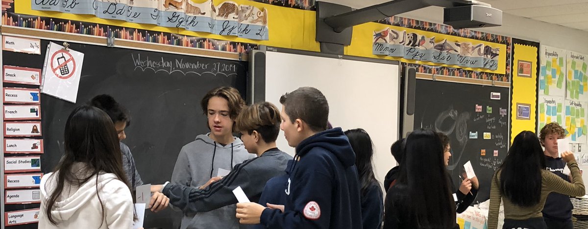 msvgear's tweet photo. Human Number Line - exploring integers/fractions/decimals & focusing on proper spacing and proper order/direction @OLFMilton #OLFfantastic #thinkingclass https://t.co/fGFrWEiCJ1