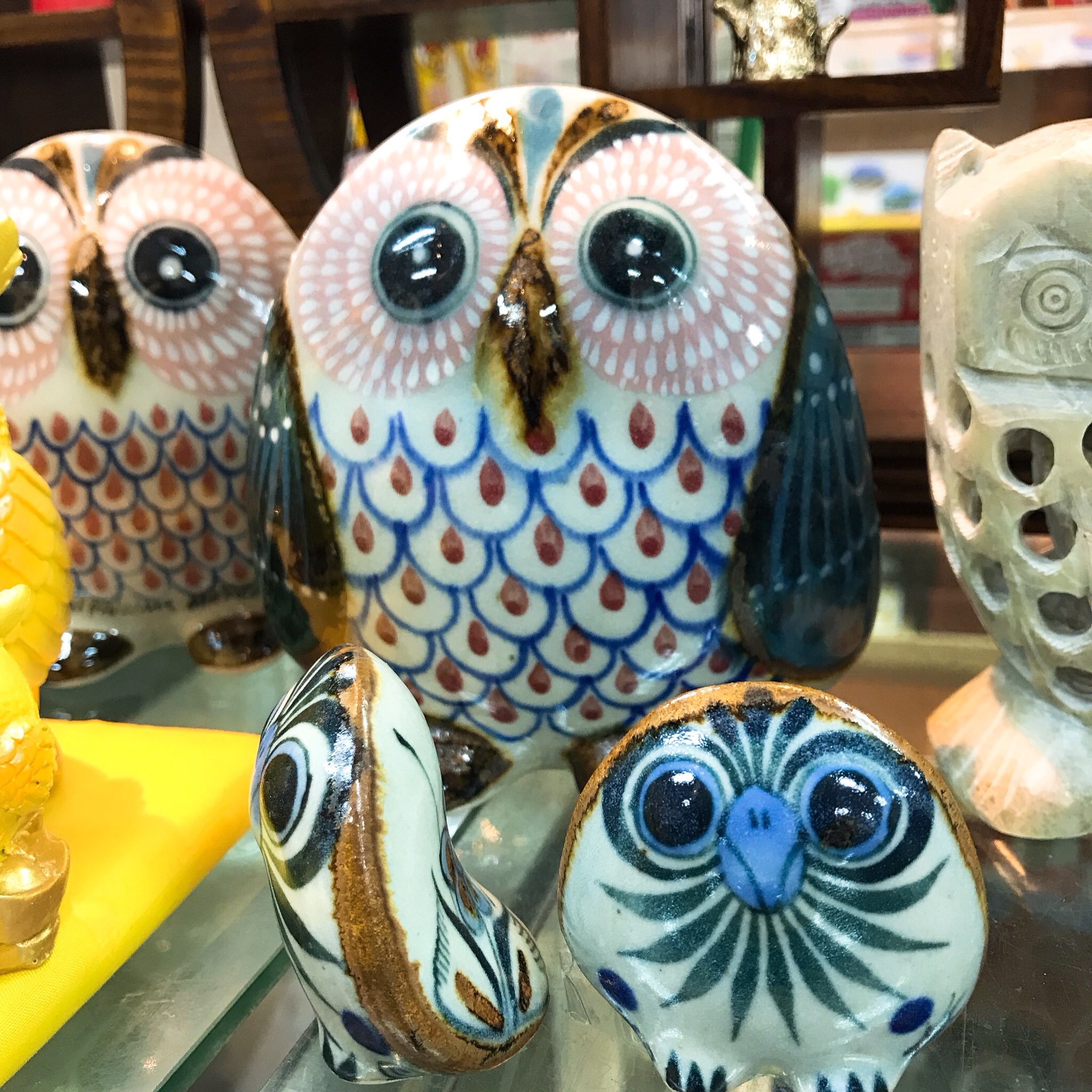 フクロウ ふくろう 置物 梟 オブジェ 福郎 大理石 玄関 看板 商売繁盛