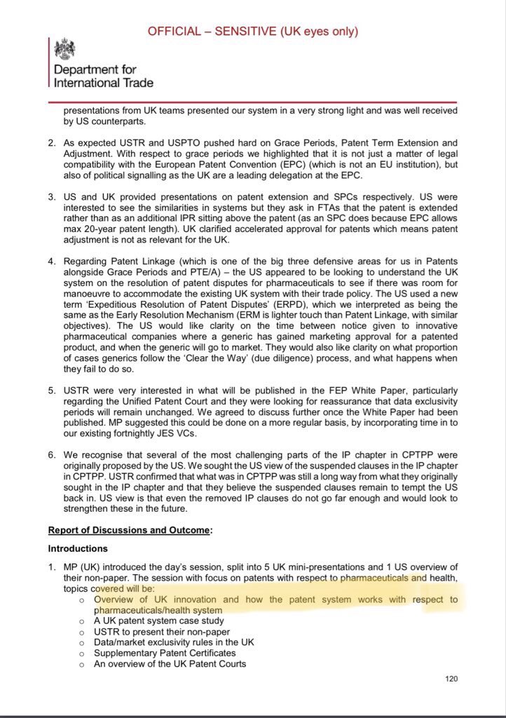 BREXIT / NHS FOR SALE  @JeremyCorby released the 451 pages of UK-US trade talks- previously redacted by the Conservatives. Far from scaremongering, these documents are consistent with the channel 4 investigation which found pharmaceutical agreement will see NHS drug price rise