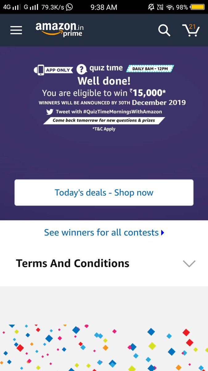 aadya0506's tweet photo. #QuizTimeMorningsWithAmazon @amazonIN https://t.co/ARJrX4V58L